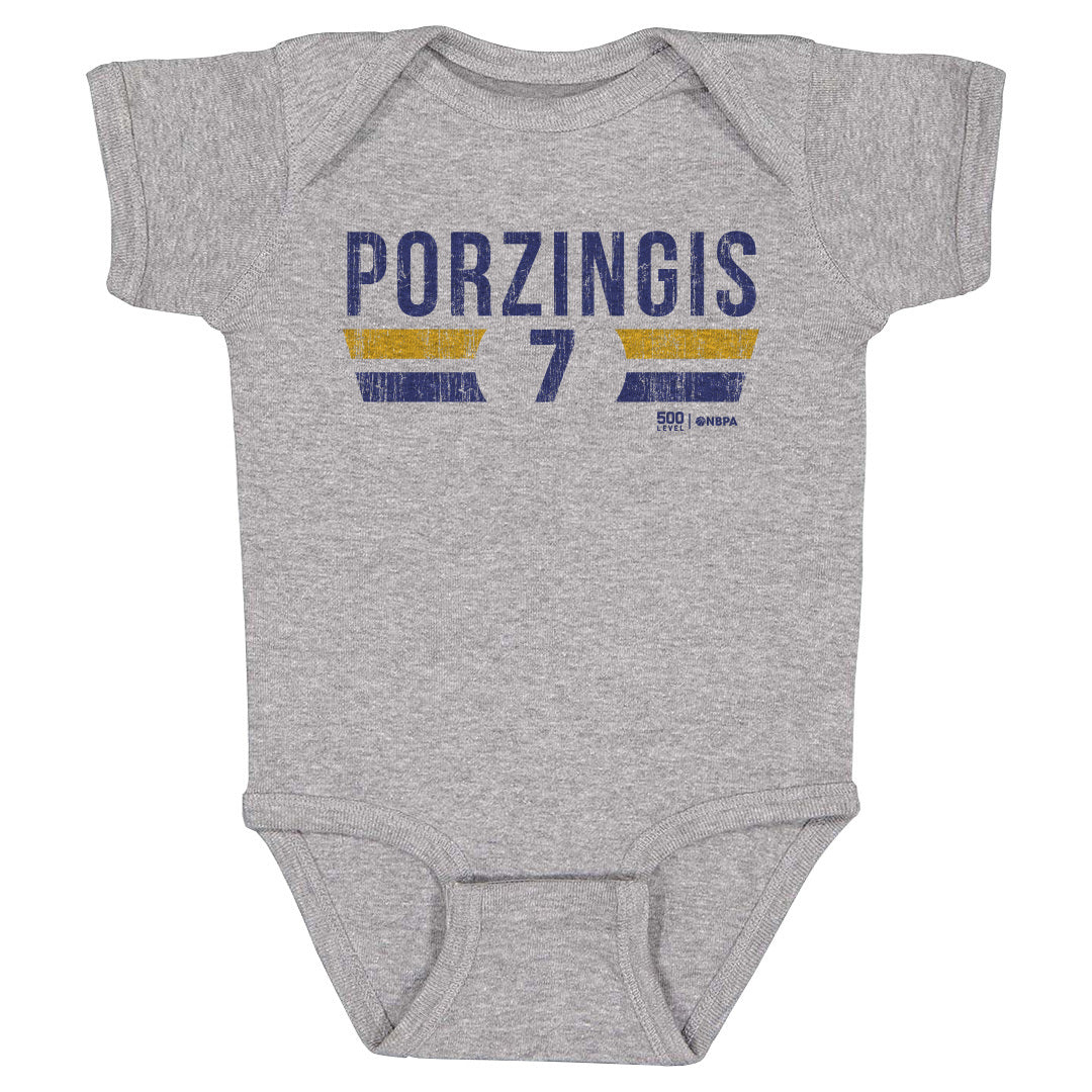 Kristaps Porzingis Kids Baby Onesie | 500 LEVEL
