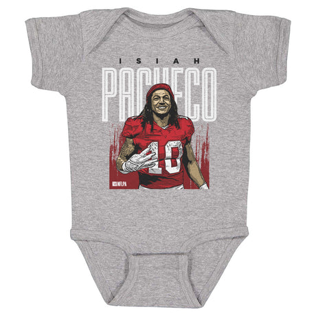 Isiah Pacheco Kids Baby Onesie | 500 LEVEL