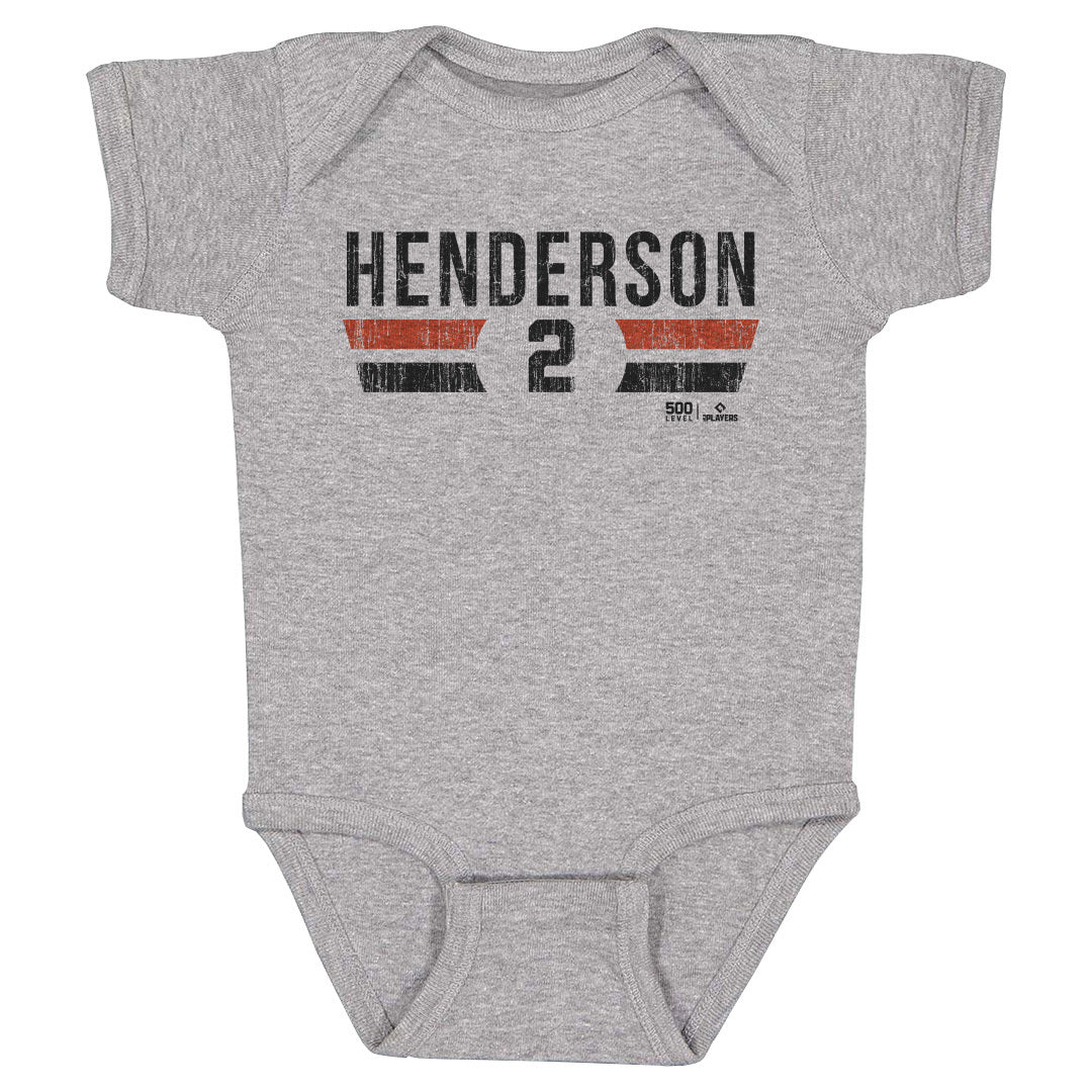 Gunnar Henderson Kids Baby Onesie | 500 LEVEL