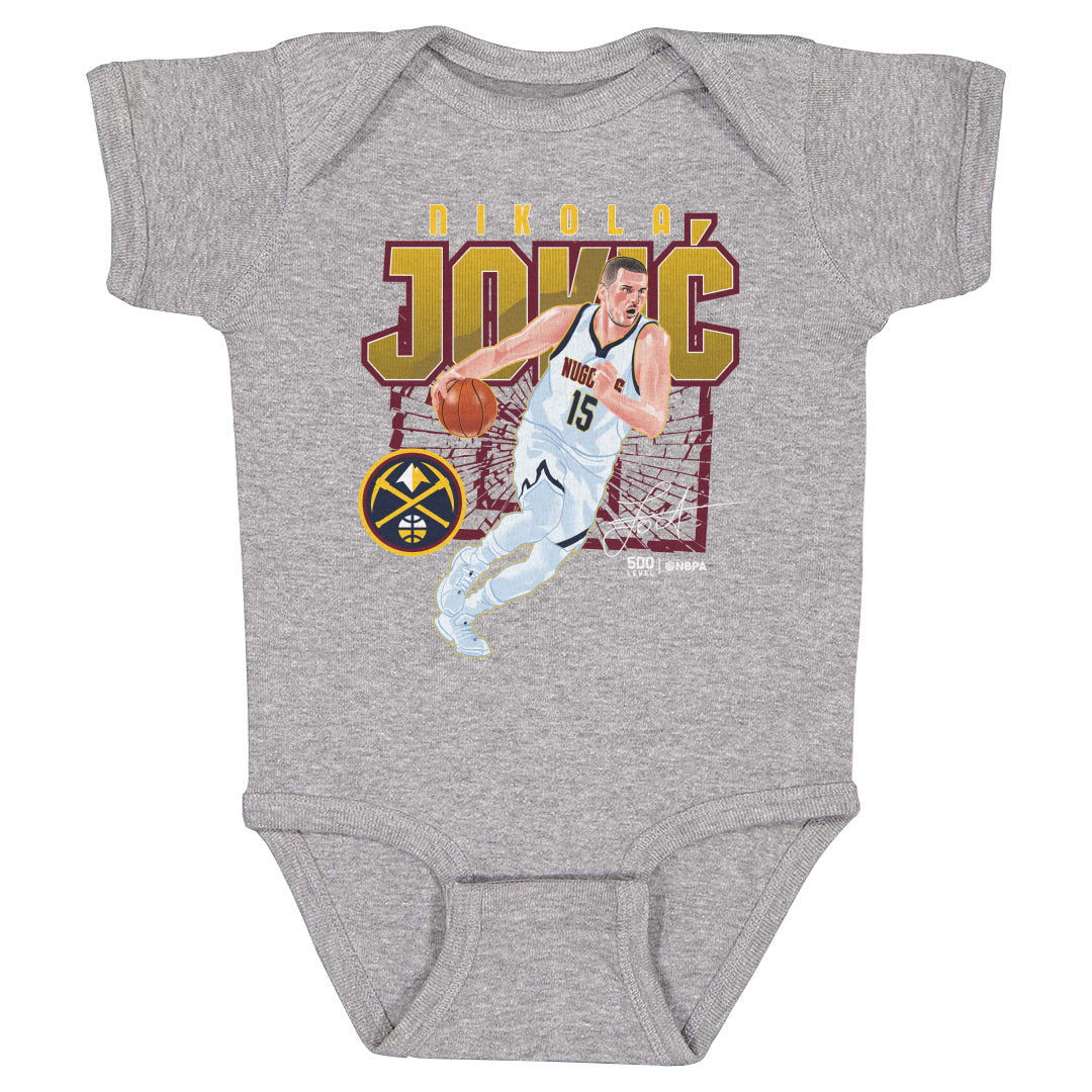 Nikola Jokic Kids Baby Onesie | 500 LEVEL