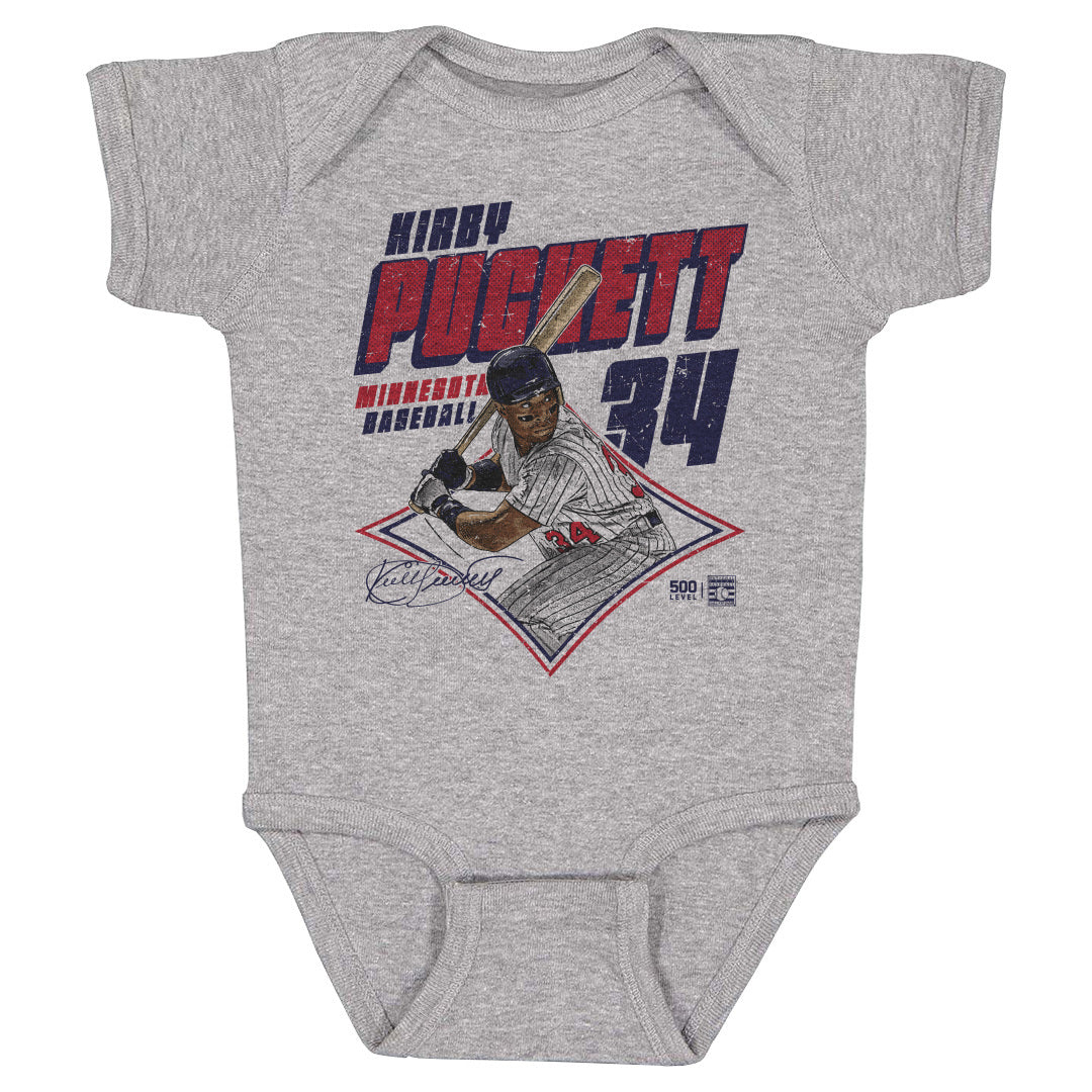 Kirby Puckett Kids Baby Onesie | 500 LEVEL