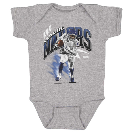 Malik Nabers Kids Baby Onesie | 500 LEVEL