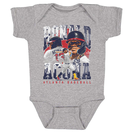 Ronald Acuna Jr. Kids Baby Onesie | 500 LEVEL