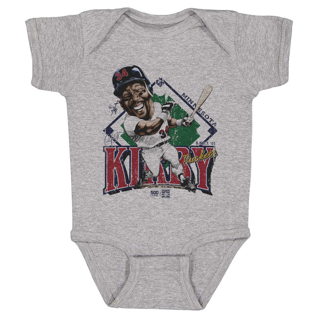 Kirby Puckett Kids Baby Onesie | 500 LEVEL