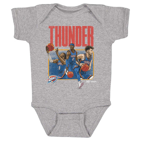 Oklahoma City Thunder Kids Baby Onesie | 500 LEVEL
