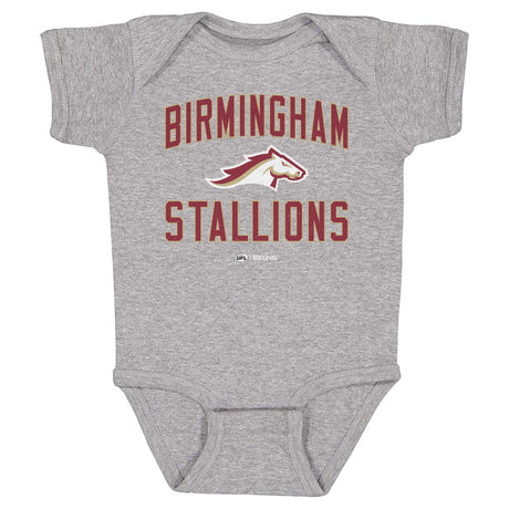 Birmingham Stallions Kids Baby Onesie | 500 LEVEL