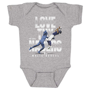 Malik Nabers Kids Baby Onesie | 500 LEVEL