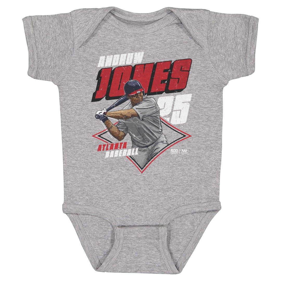 Andruw Jones Kids Baby Onesie | 500 LEVEL