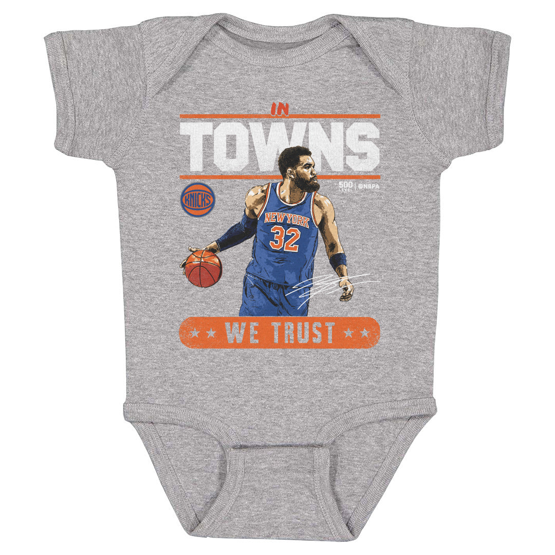 Karl-Anthony Towns Kids Baby Onesie | 500 LEVEL