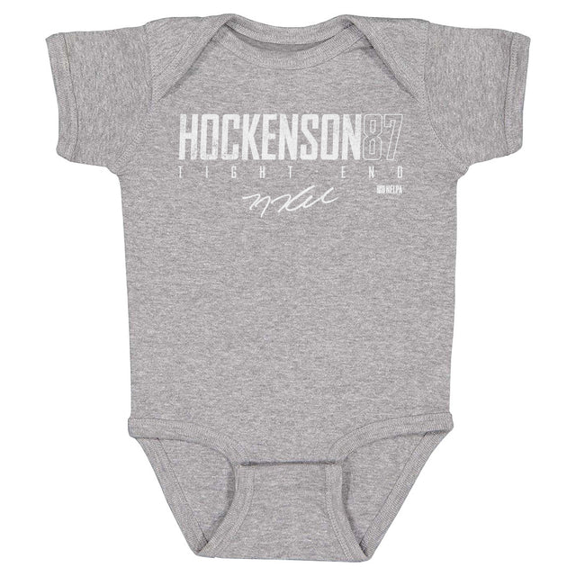 T.J. Hockenson Kids Baby Onesie | 500 LEVEL