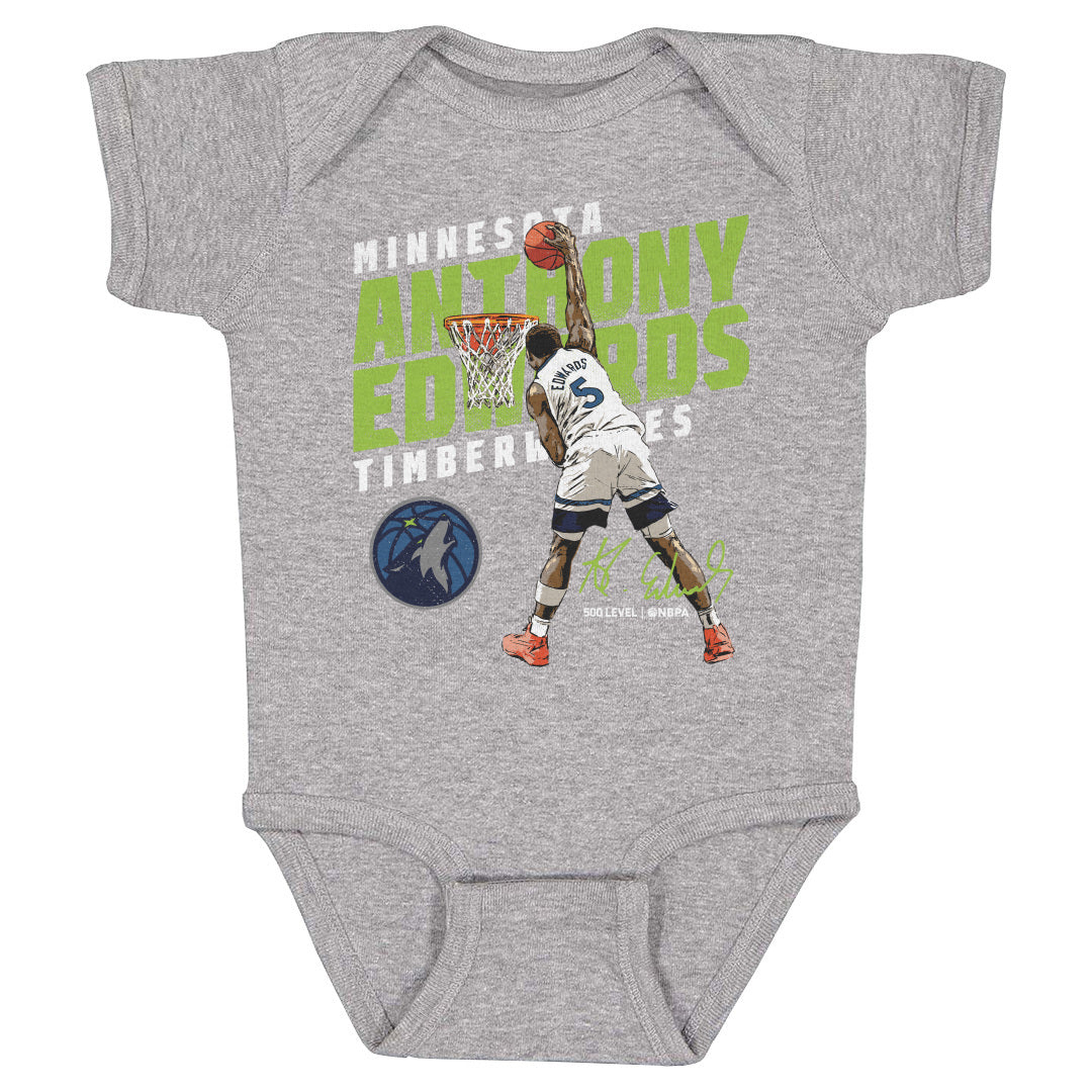 Anthony Edwards Kids Baby Onesie | 500 LEVEL