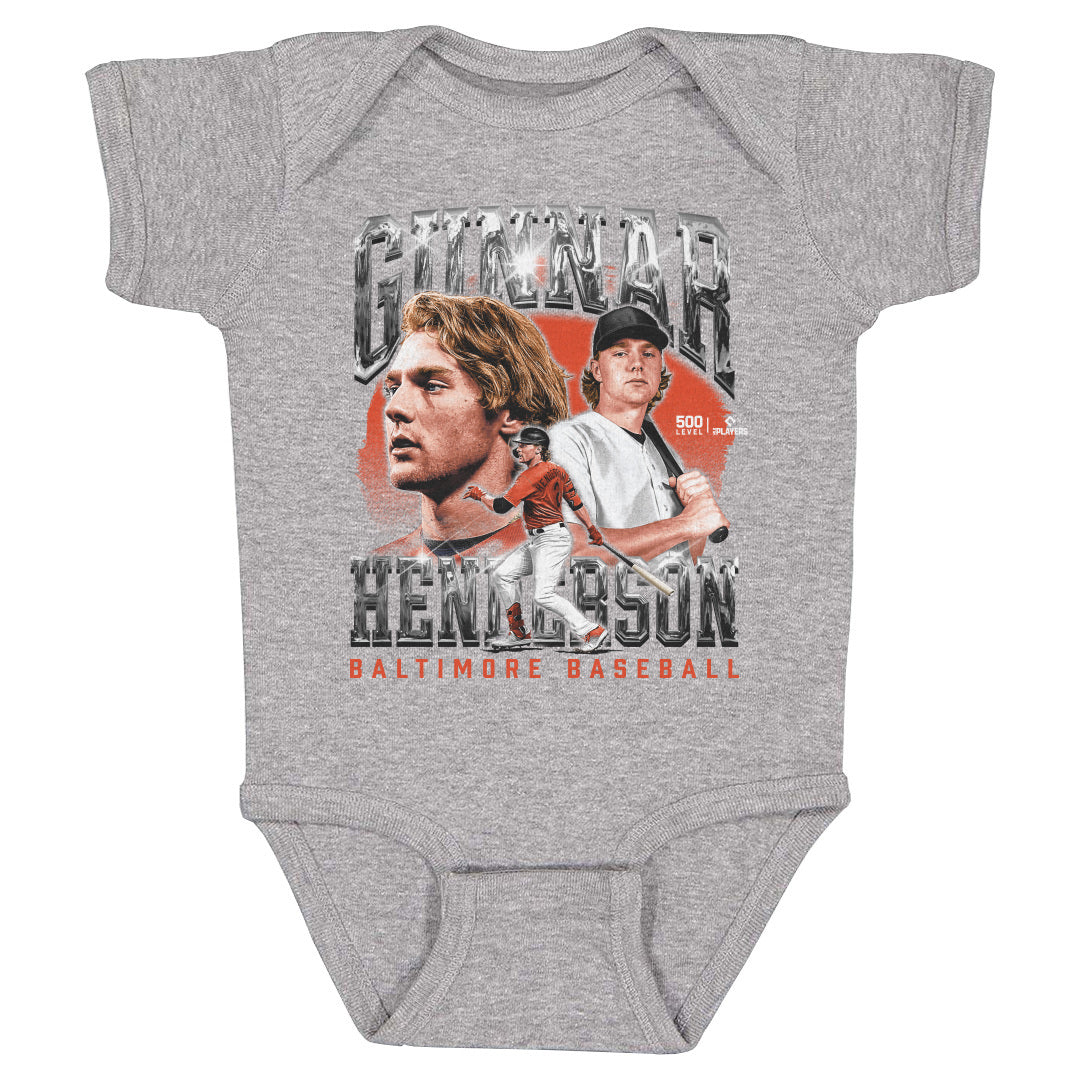 Gunnar Henderson Kids Baby Onesie | 500 LEVEL