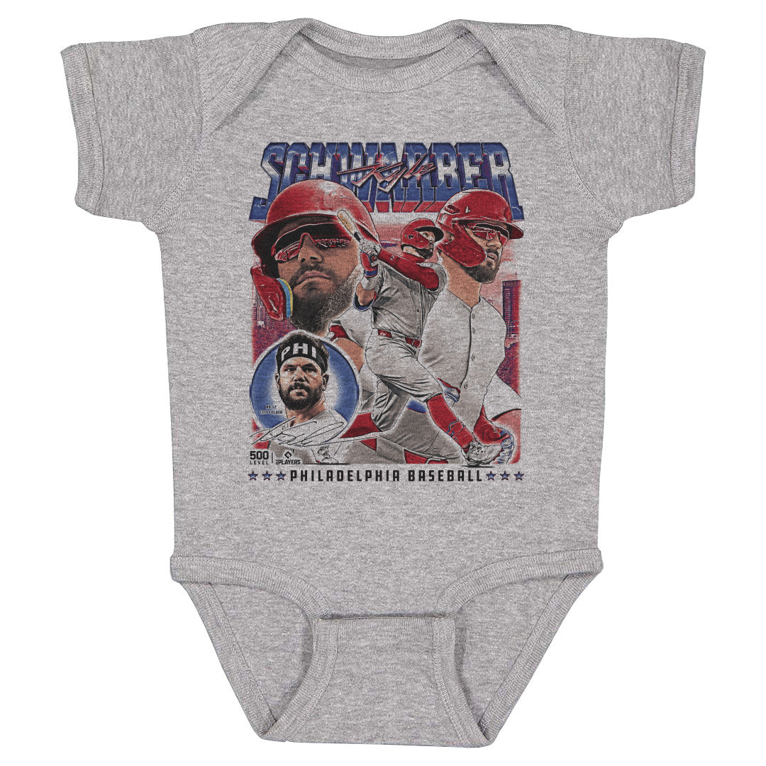 Kyle Schwarber Kids Baby Onesie | 500 LEVEL