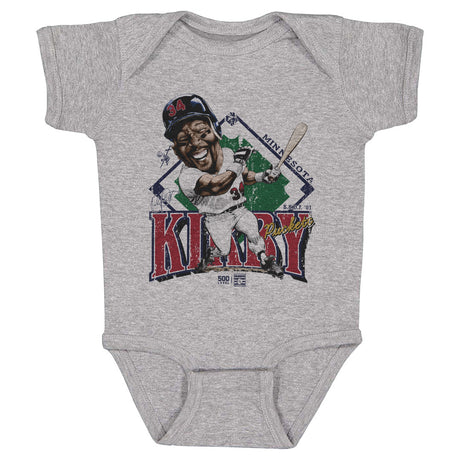 Kirby Puckett Kids Baby Onesie | 500 LEVEL