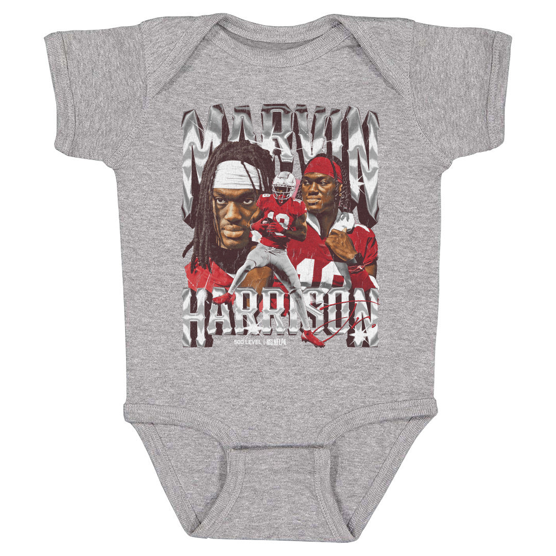 Marvin Harrison Jr. Kids Baby Onesie | 500 LEVEL