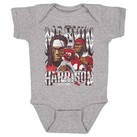 Marvin Harrison Jr. Kids Baby Onesie | 500 LEVEL