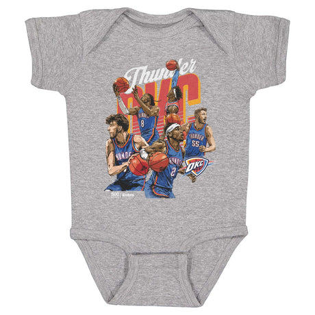 Oklahoma City Thunder Kids Baby Onesie | 500 LEVEL