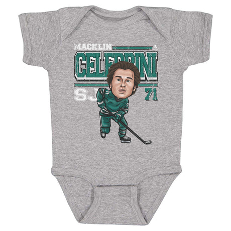 Macklin Celebrini Kids Baby Onesie | 500 LEVEL