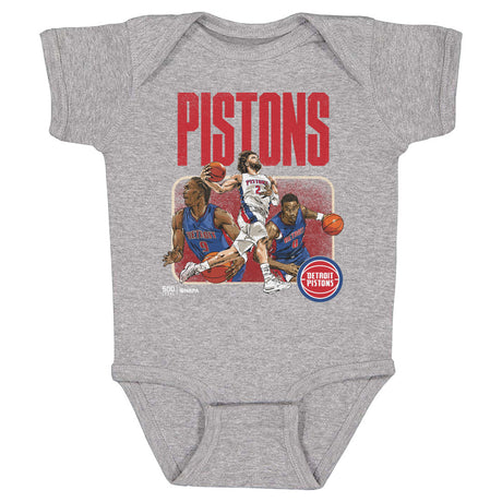 Detroit Pistons Kids Baby Onesie | 500 LEVEL