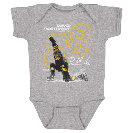 David Pastrnak Kids Baby Onesie | 500 LEVEL