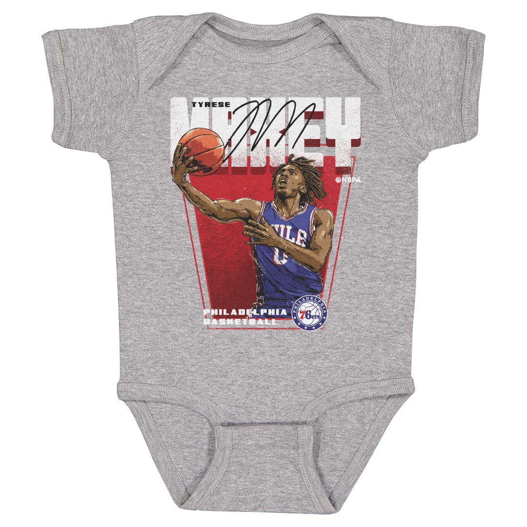 Tyrese Maxey Kids Baby Onesie | 500 LEVEL