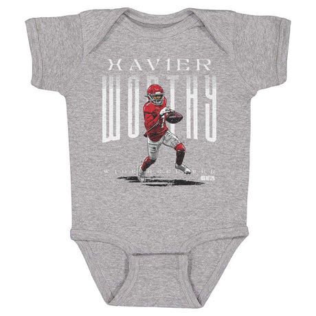 Xavier Worthy Kids Baby Onesie | 500 LEVEL