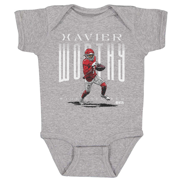 Xavier Worthy Kids Baby Onesie | 500 LEVEL