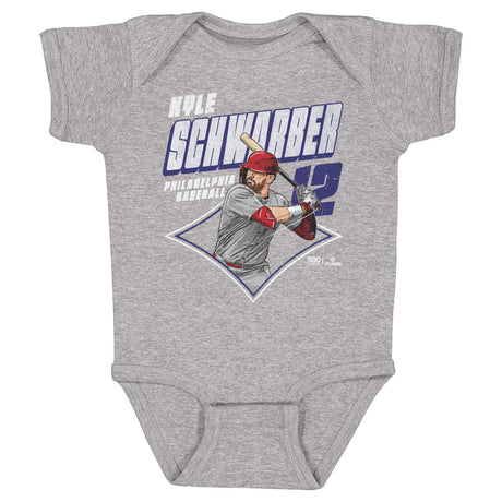 Kyle Schwarber Kids Baby Onesie | 500 LEVEL