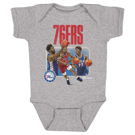 Philadelphia 76ers Kids Baby Onesie | 500 LEVEL
