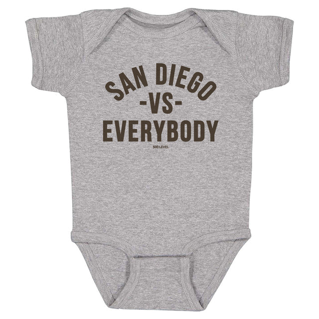 San Diego Baseball Kids Baby Onesie | 500 LEVEL
