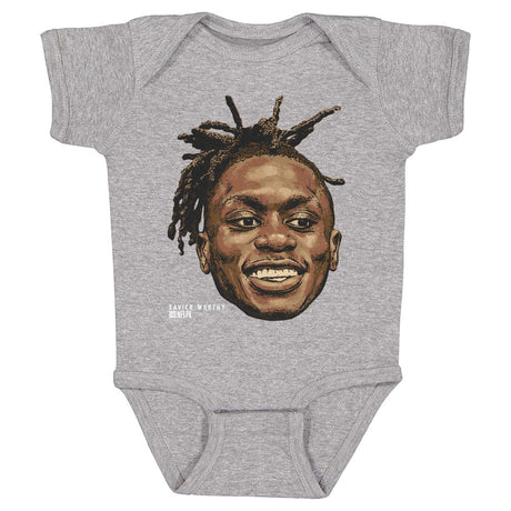 Xavier Worthy Kids Baby Onesie | 500 LEVEL