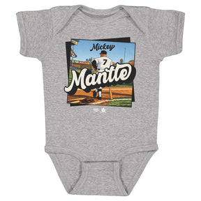 Mickey Mantle Kids Baby Onesie | 500 LEVEL