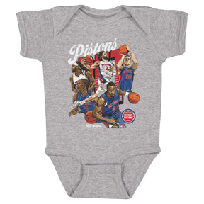 Detroit Pistons Kids Baby Onesie | 500 LEVEL