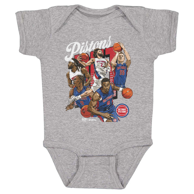 Detroit Pistons Kids Baby Onesie | 500 LEVEL