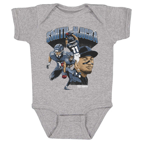 Jaxon Smith-Njigba Kids Baby Onesie | 500 LEVEL