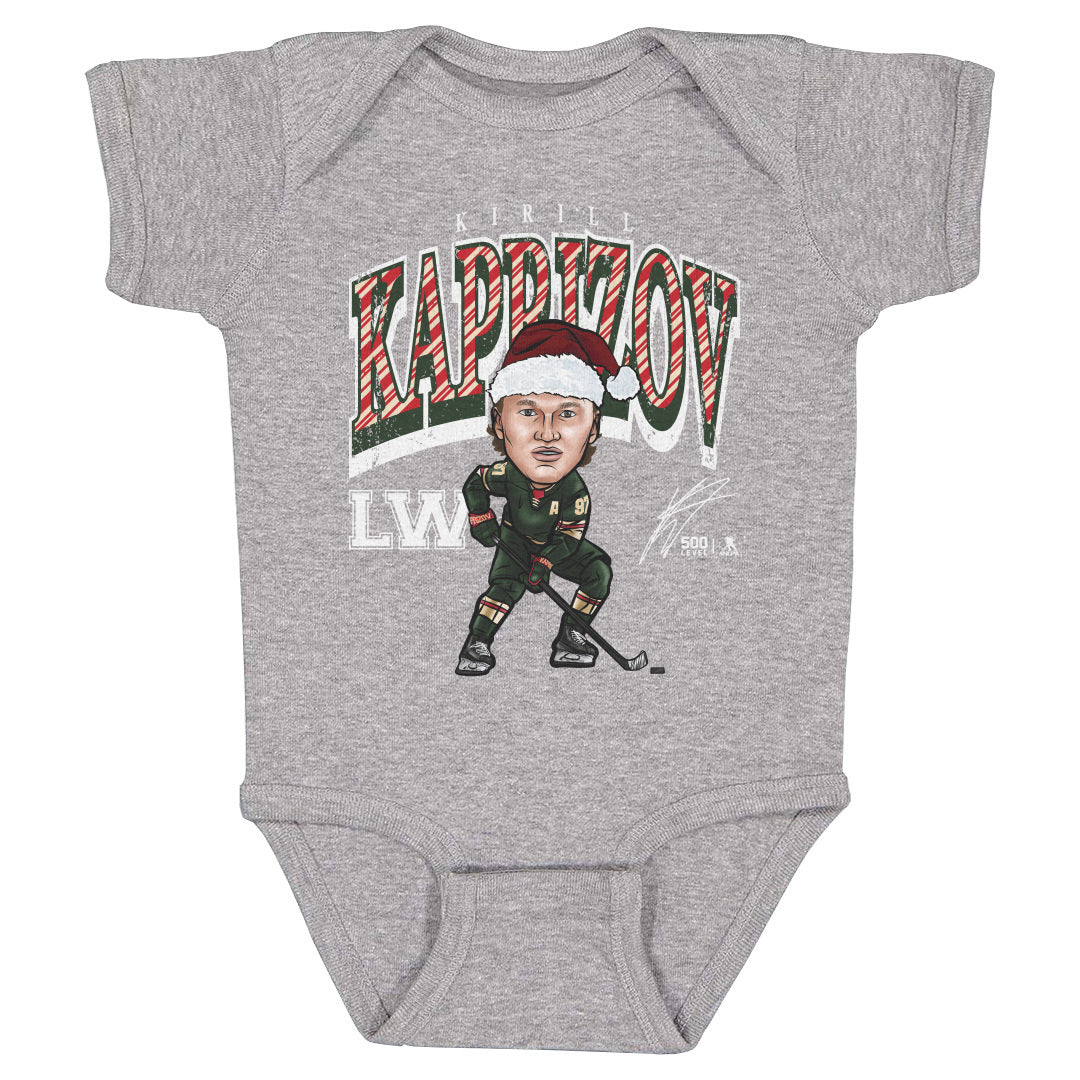 Kirill Kaprizov Kids Baby Onesie | 500 LEVEL