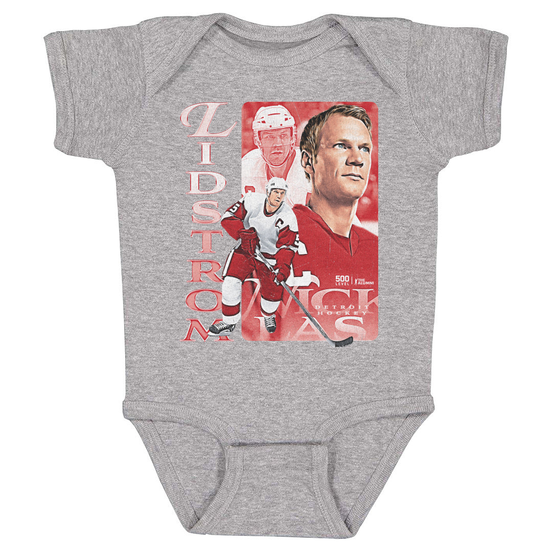 Nicklas Lidstrom Kids Baby Onesie | 500 LEVEL