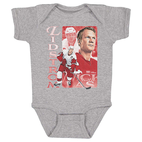 Nicklas Lidstrom Kids Baby Onesie | 500 LEVEL
