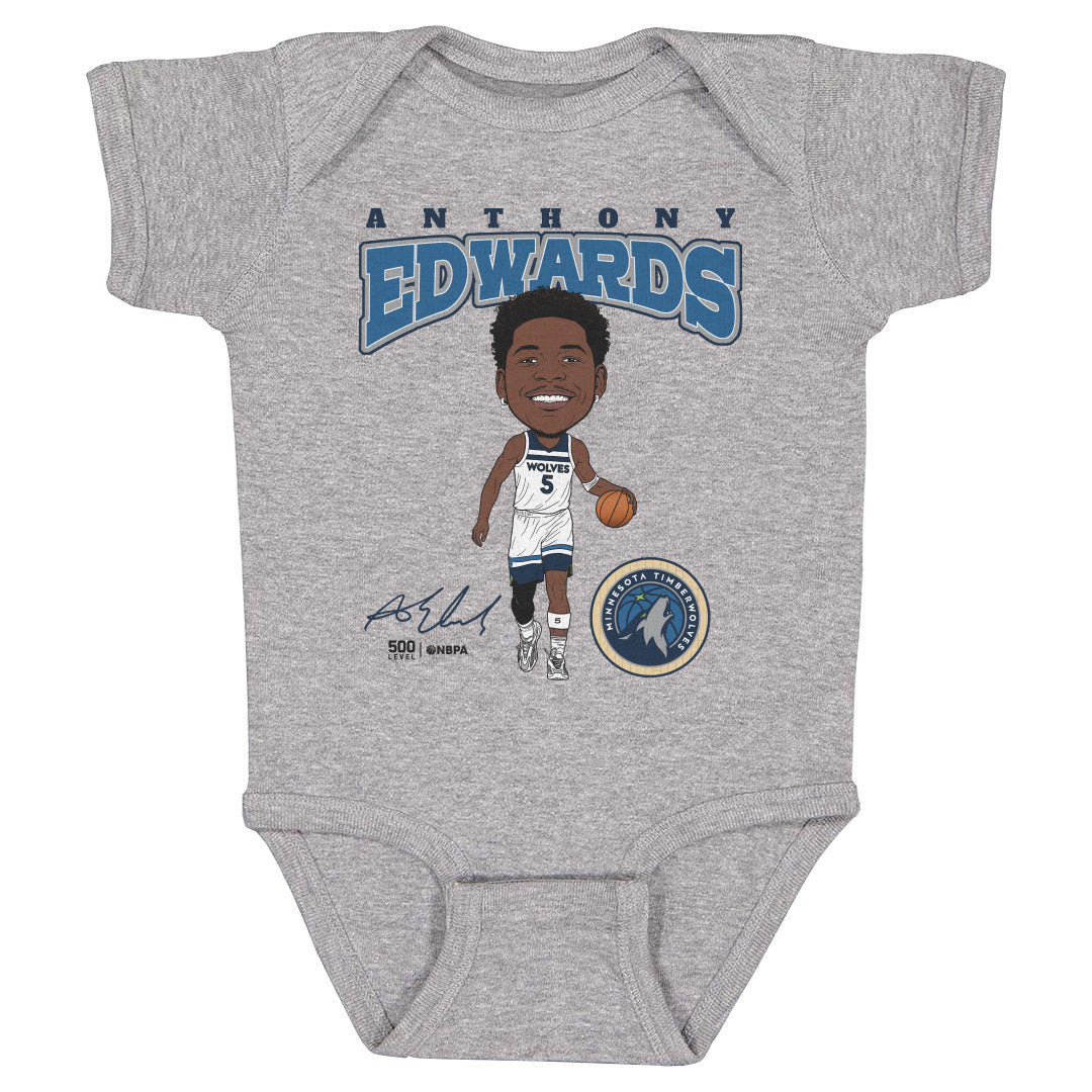 Anthony Edwards Kids Baby Onesie | 500 LEVEL