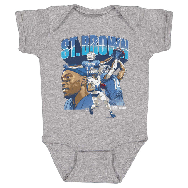 Amon-Ra St. Brown Kids Baby Onesie | 500 LEVEL