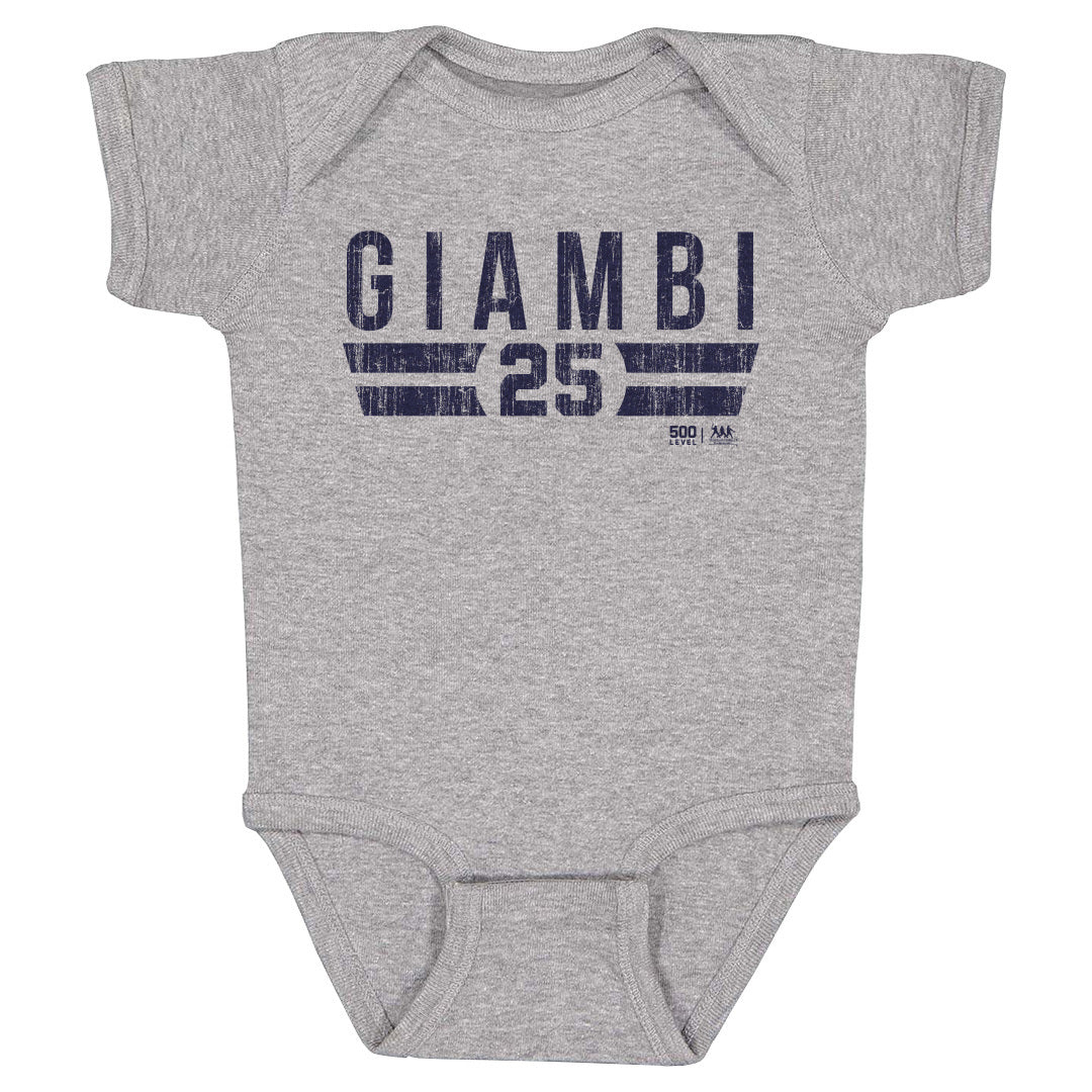 Jason Giambi Kids Baby Onesie | 500 LEVEL
