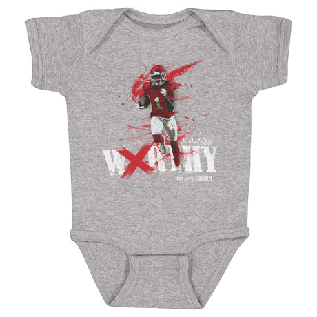 Xavier Worthy Kids Baby Onesie | 500 LEVEL