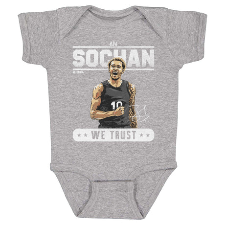 Jeremy Sochan Kids Baby Onesie | 500 LEVEL