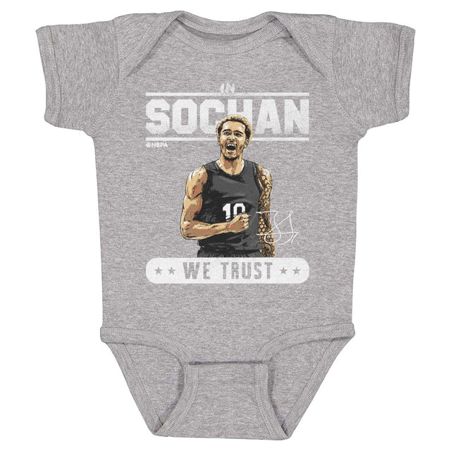 Jeremy Sochan Kids Baby Onesie | 500 LEVEL