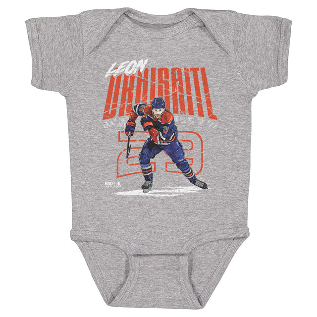 Leon Draisaitl Kids Baby Onesie | 500 LEVEL