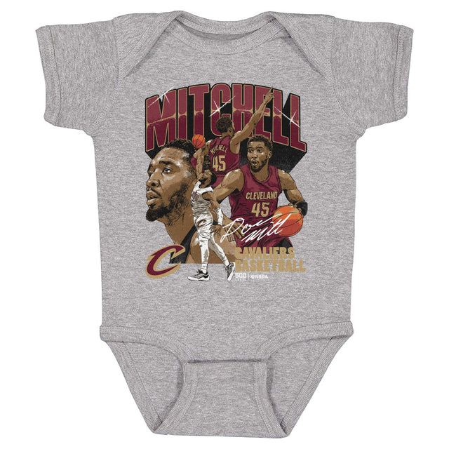 Donovan Mitchell Kids Baby Onesie | 500 LEVEL