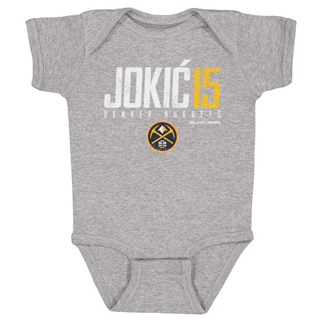 Nikola Jokic Kids Baby Onesie | 500 LEVEL