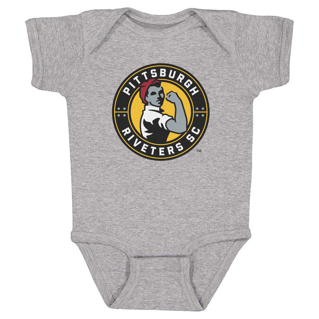 Pittsburgh Riveters SC Kids Baby Onesie | 500 LEVEL