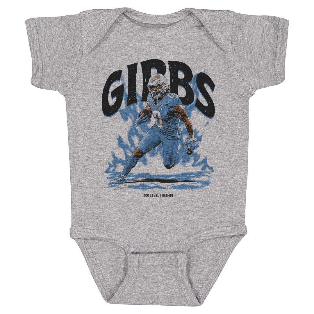 Jahmyr Gibbs Kids Baby Onesie | 500 LEVEL