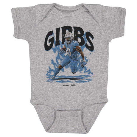 Jahmyr Gibbs Kids Baby Onesie | 500 LEVEL